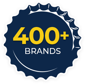 400+ brands on bottle cap