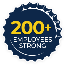 200+ employees strong on bottle cap