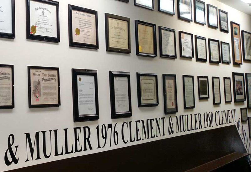 Muller wall of recognized excellence